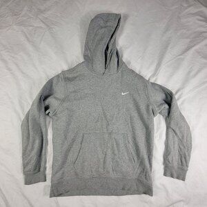 Nike Mens XL Gray Pullover Hoodie Casual Outdoors Long Sleeve Winter Warm Work